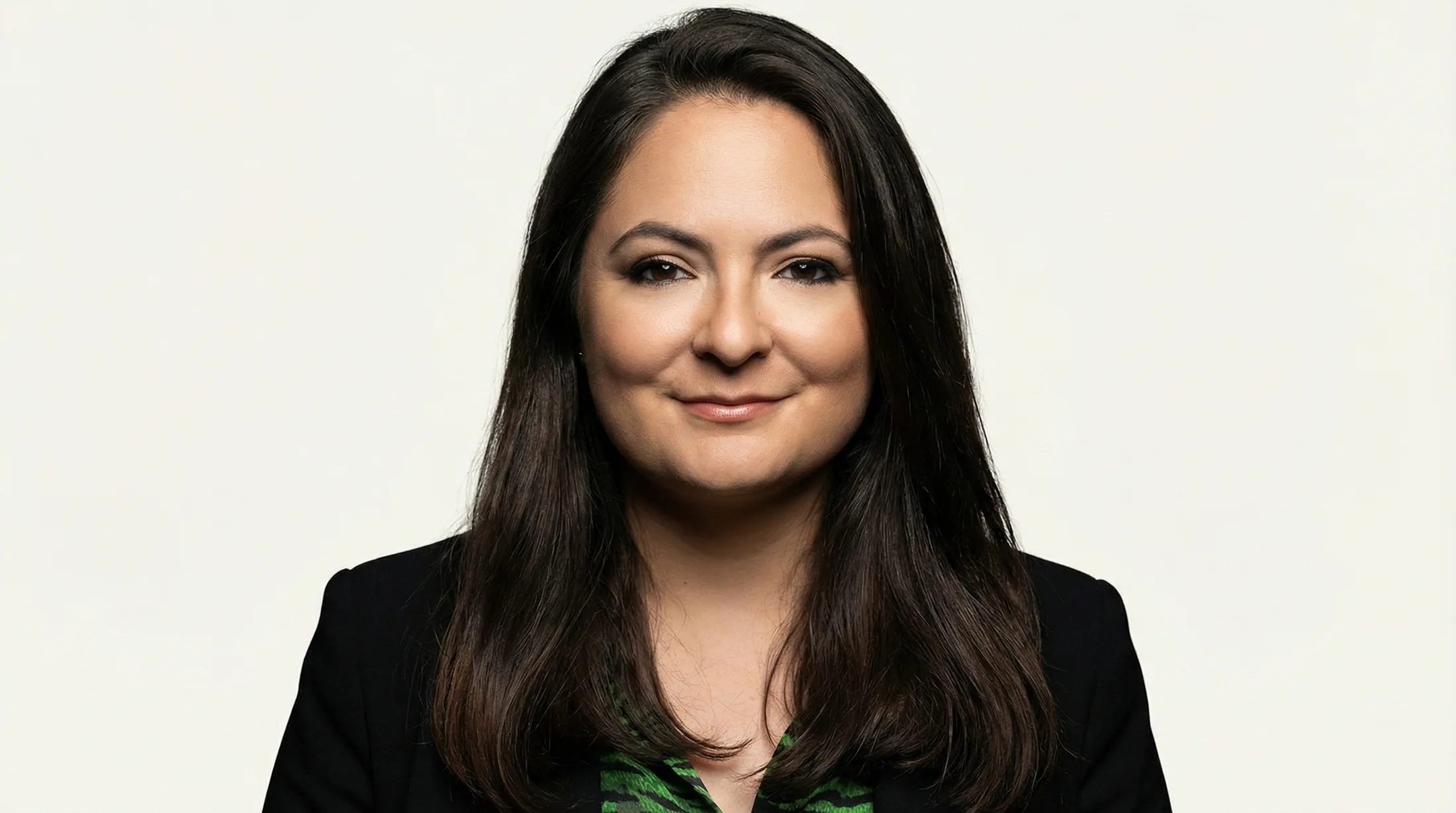 First test — the same person as a studio professional portrait